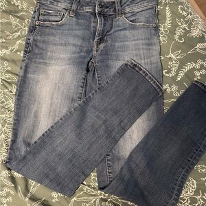 American Eagle Outfitters Women's Straight Leg Blue Jeans